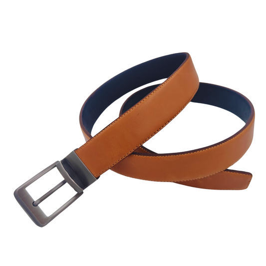 Ceinture Réversible 2 en 1 en Cuir de Chèvre – Élégance, Polyvalence &amp; Confort