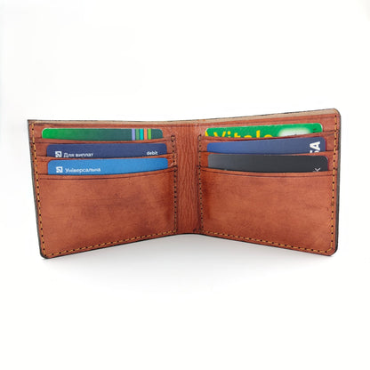 Vegetable Tanned Cowhide Leather Wallet