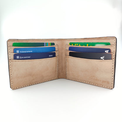 Vegetable Tanned Cowhide Leather Wallet